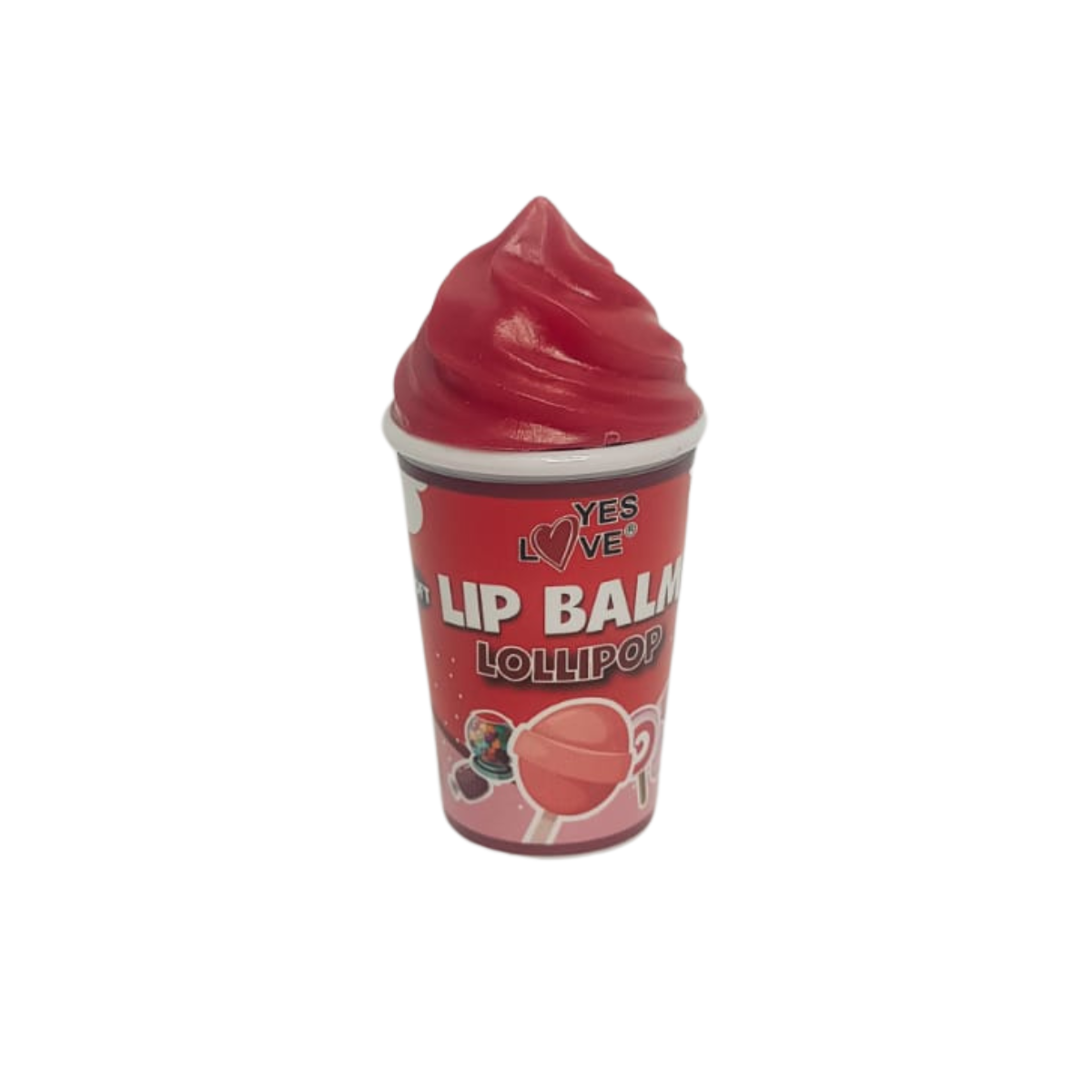 BÁLSAMO LABIAL HIDRATANTE EN FORMA DE CONO HELADO DULCE