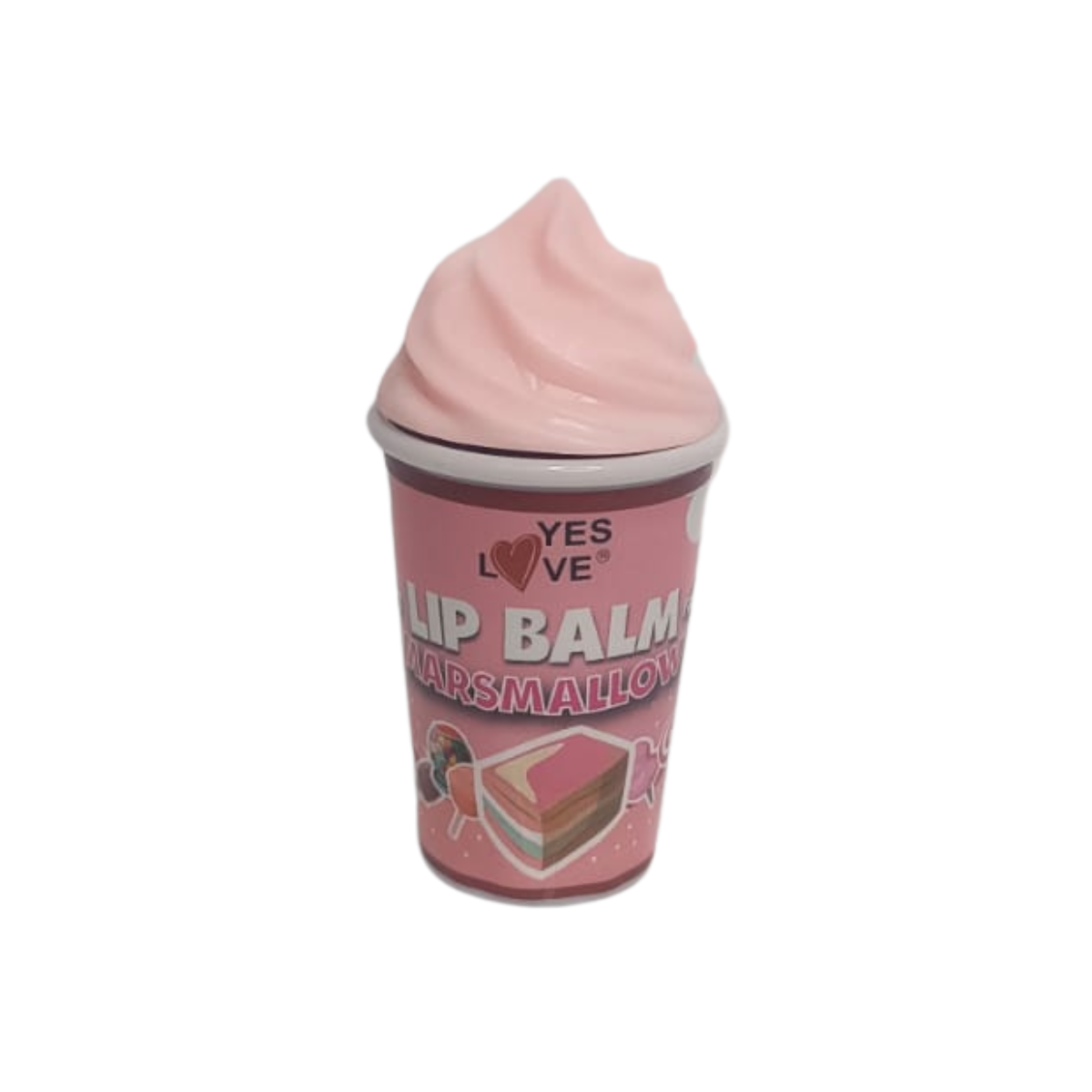 BÁLSAMO LABIAL HIDRATANTE EN FORMA DE CONO HELADO DULCE