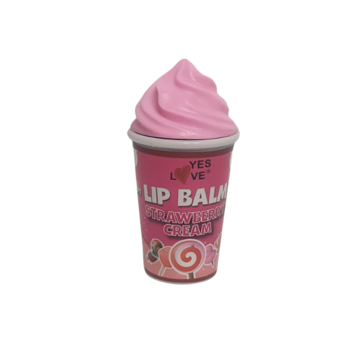 BÁLSAMO LABIAL HIDRATANTE EN FORMA DE CONO HELADO DULCE