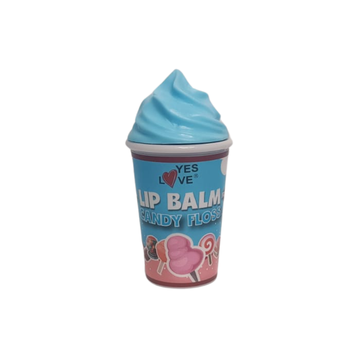 BÁLSAMO LABIAL HIDRATANTE EN FORMA DE CONO HELADO DULCE